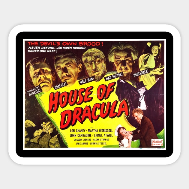 DRACULA Sticker by chudd